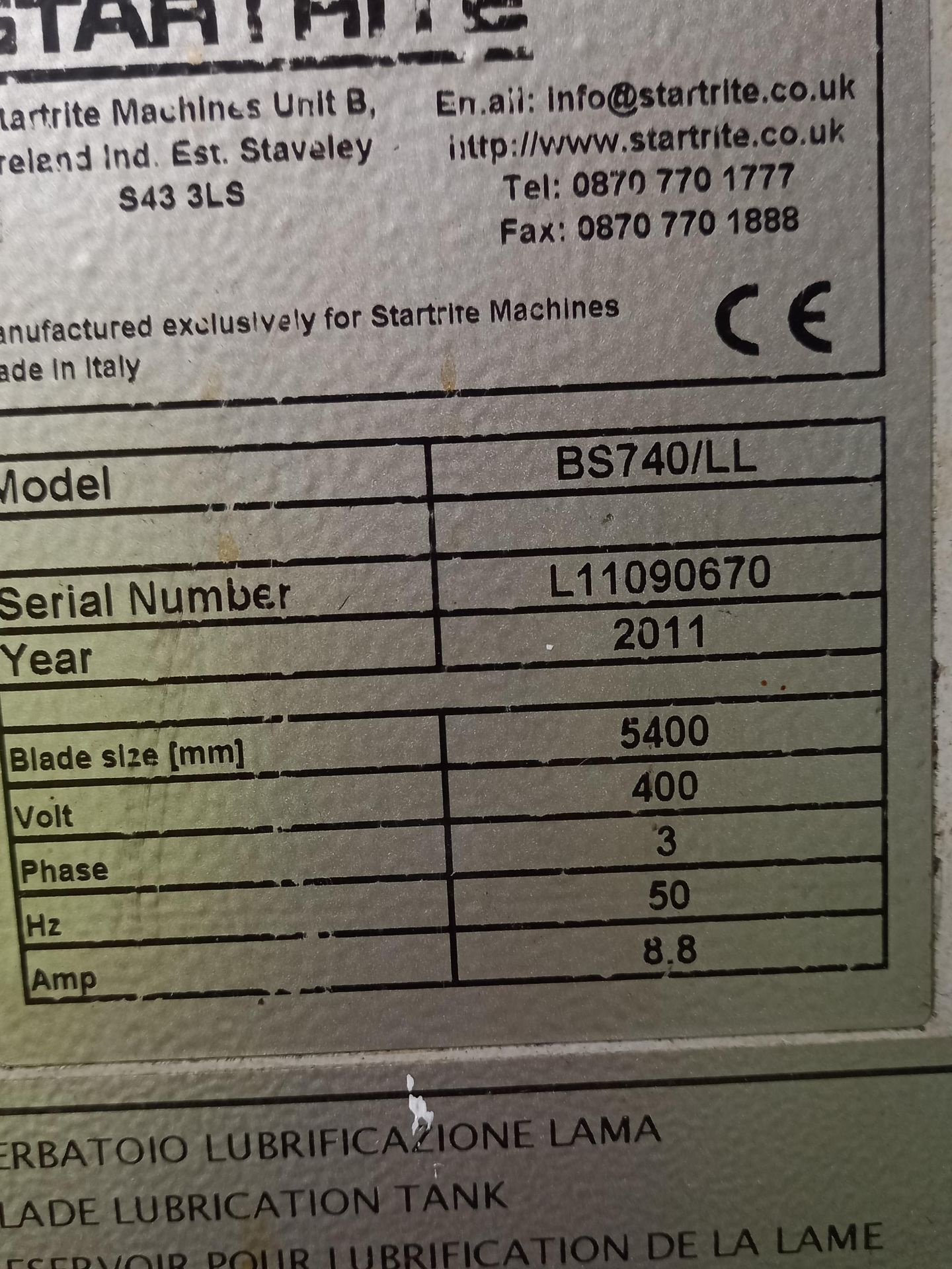 Startrite Vertical Bandsaw - Image 3 of 5