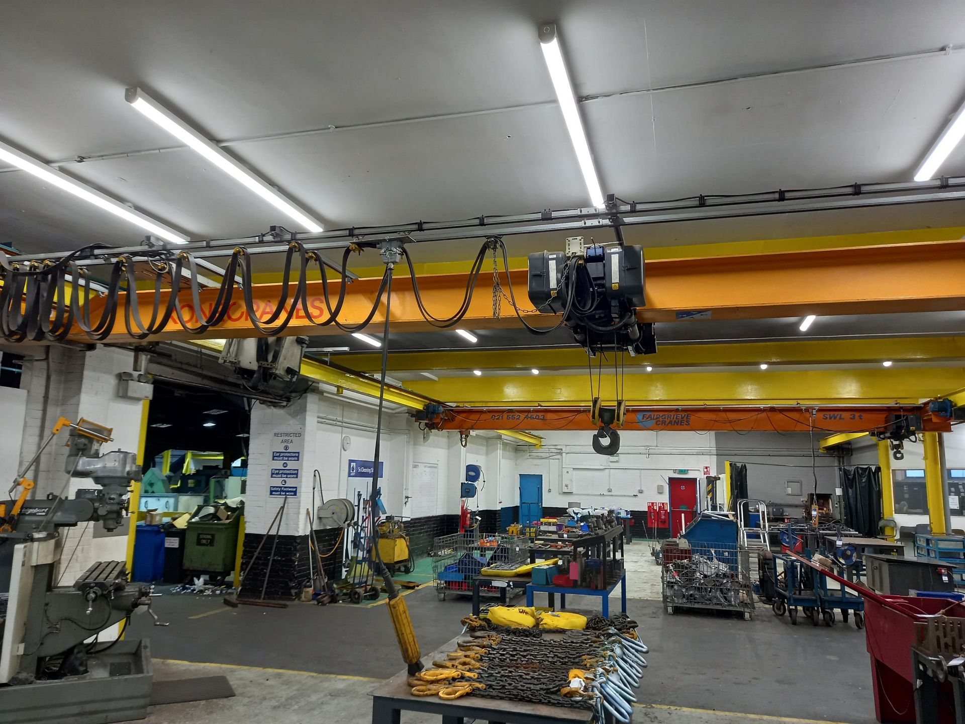 2 x Overhead Travelling Cranes 3T & 2T - Image 7 of 9