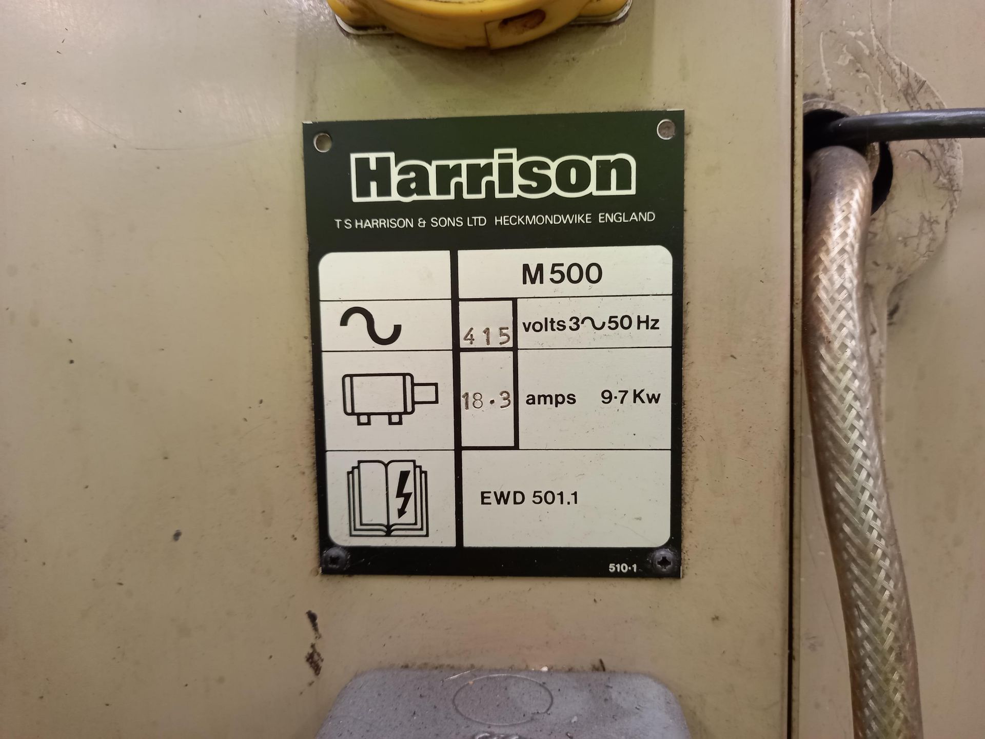 Harrison M500 Centre Lathe - Image 5 of 5