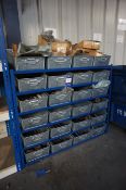 24 x Tote Pans with contents inc Various Machine Bolts