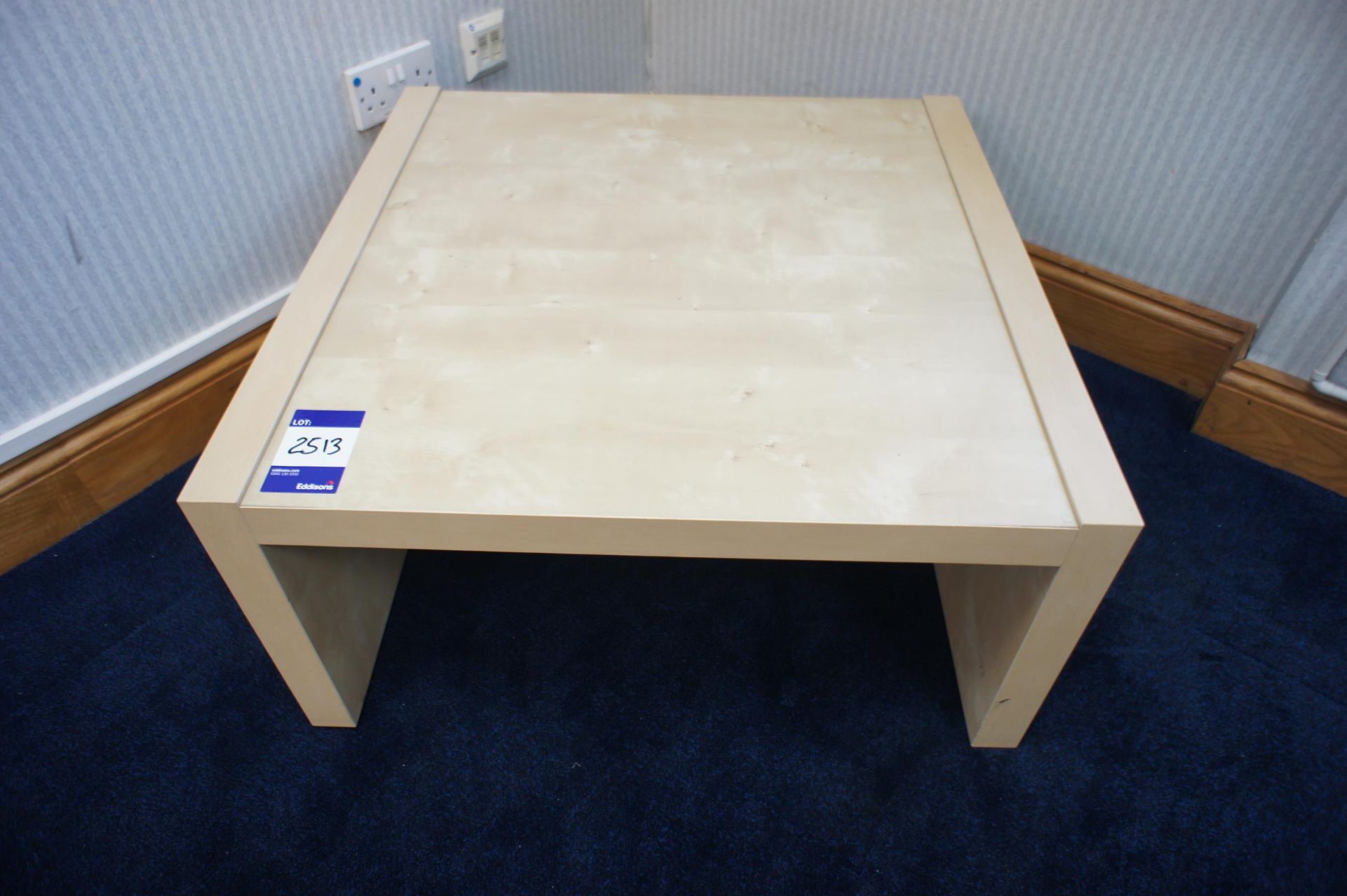 Maple Effect Coffee Table 780 mm x 780mm - Image 2 of 2