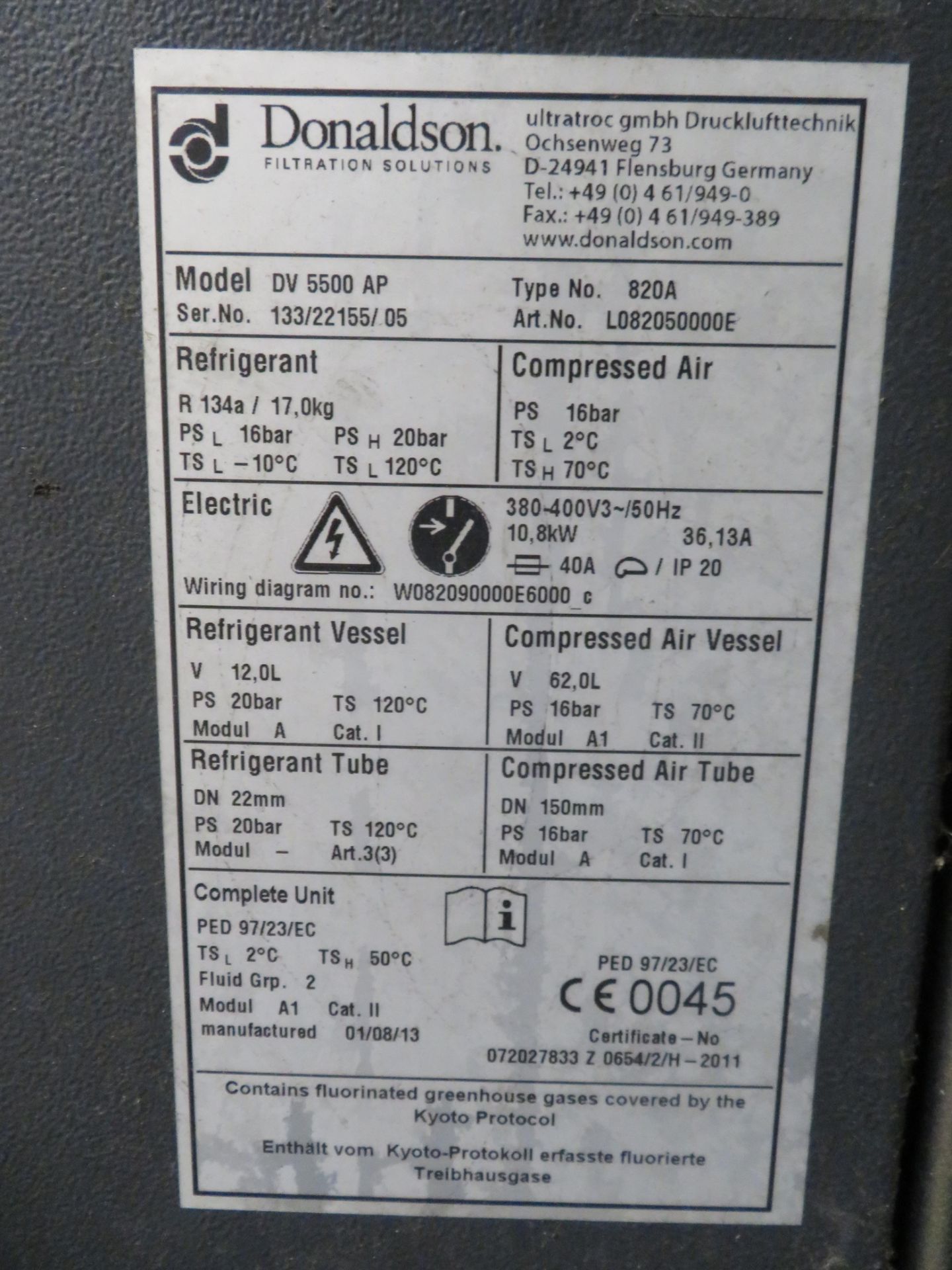 Ingersoll Rand M132 Air Compressor - Image 4 of 4