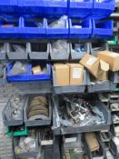 Contents of Linbins (B01-B17) inc Electrical Spares, Couplings, Oil Plugs etc