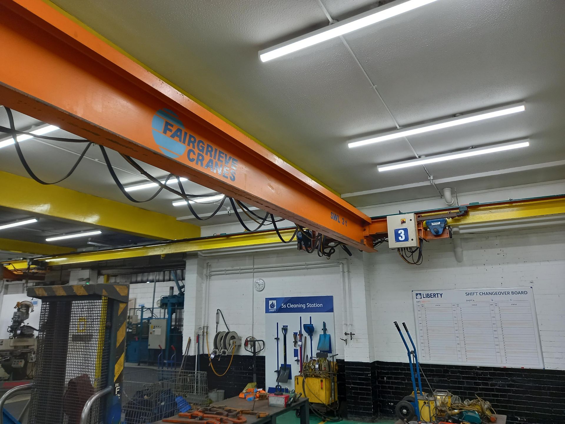 2 x Overhead Travelling Cranes 3T & 2T - Image 2 of 9