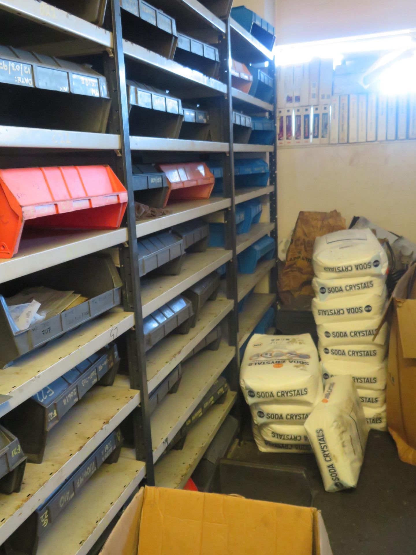 Robot Stores Room inc Racking, Bins & Spares