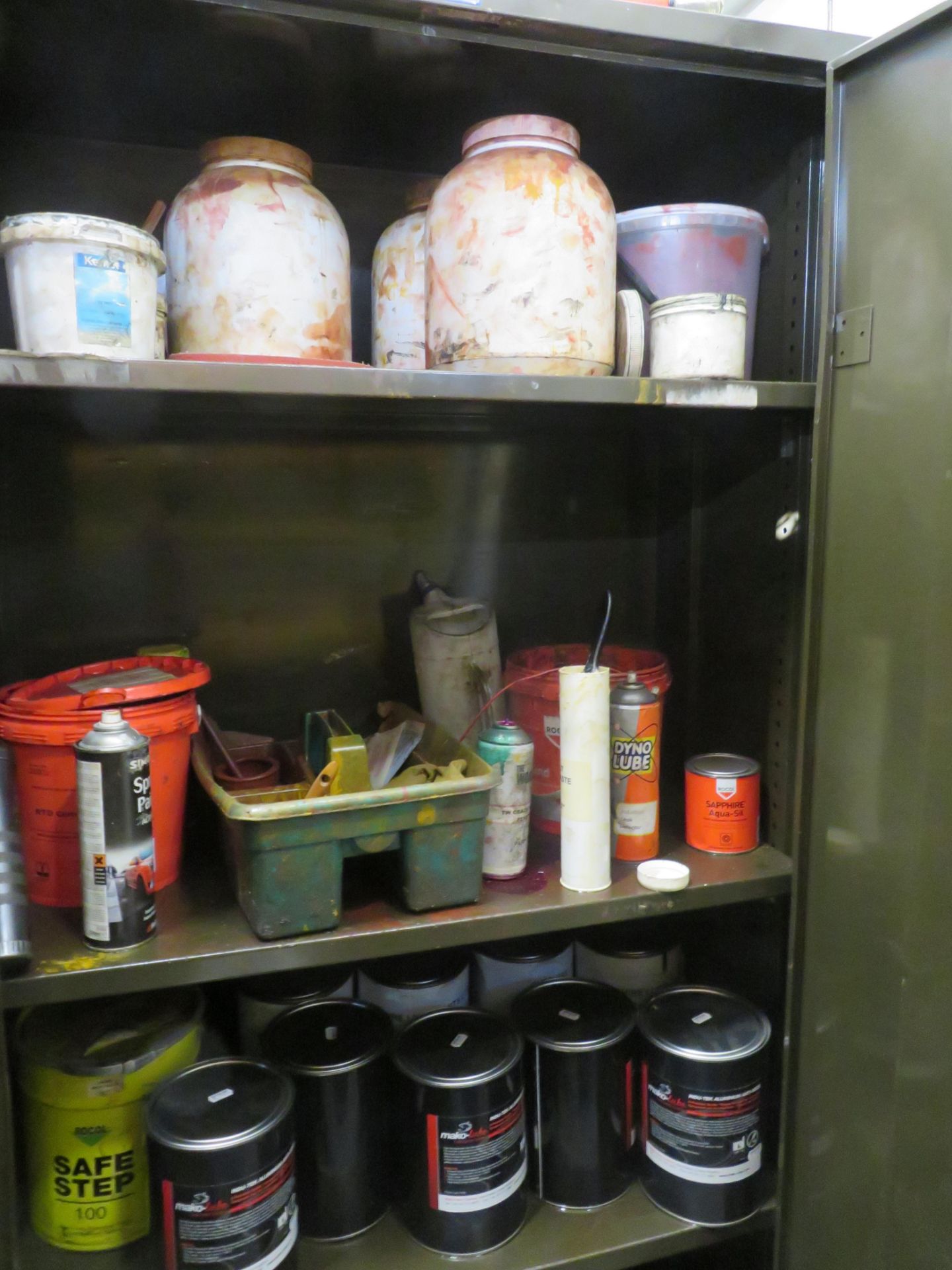 2 x Steel Cupboards and Contents - Image 2 of 3