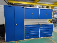 Bott Tool cupboard, drawers and contents
