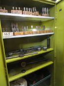 2 x Steel Cupboards and Contents