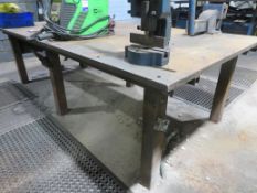 Steel Welding Bench and Vice