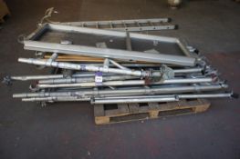 Qty of Various Lyte Aluminium Tower Scaffold Components to pallet