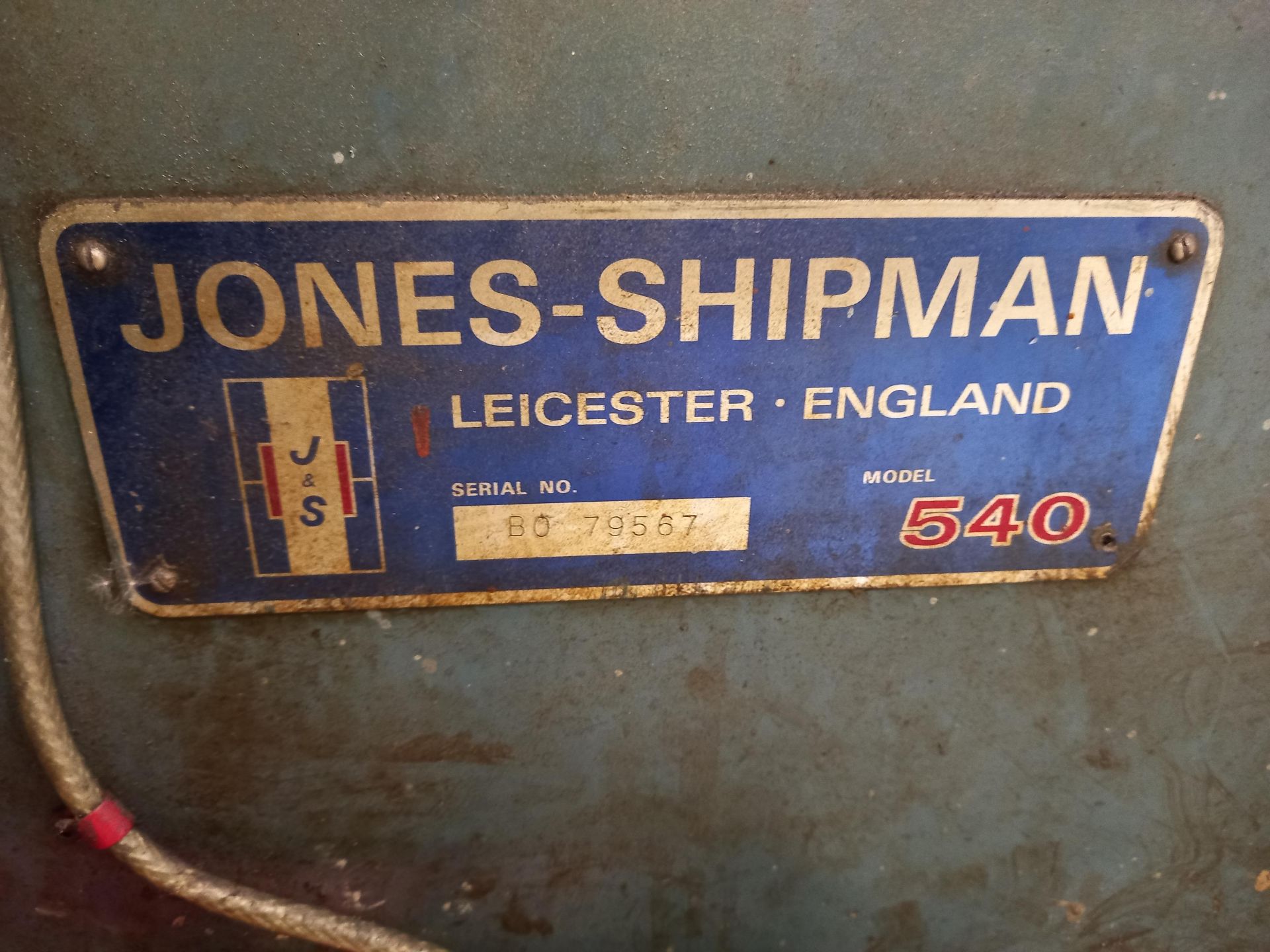 Jones and Shipman 540 Surface Grinder - Image 4 of 5