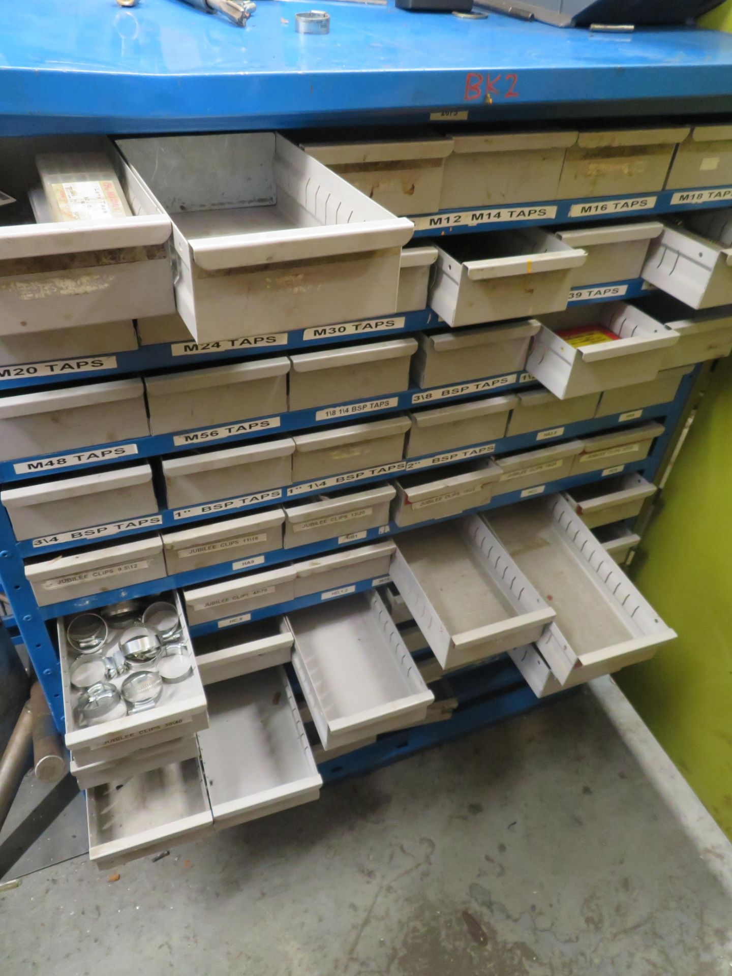 60 Drawer Steel Cabinet & Fittings - Image 2 of 2