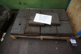 Quantity of Machine Floor Mounting Blocks to pallet
