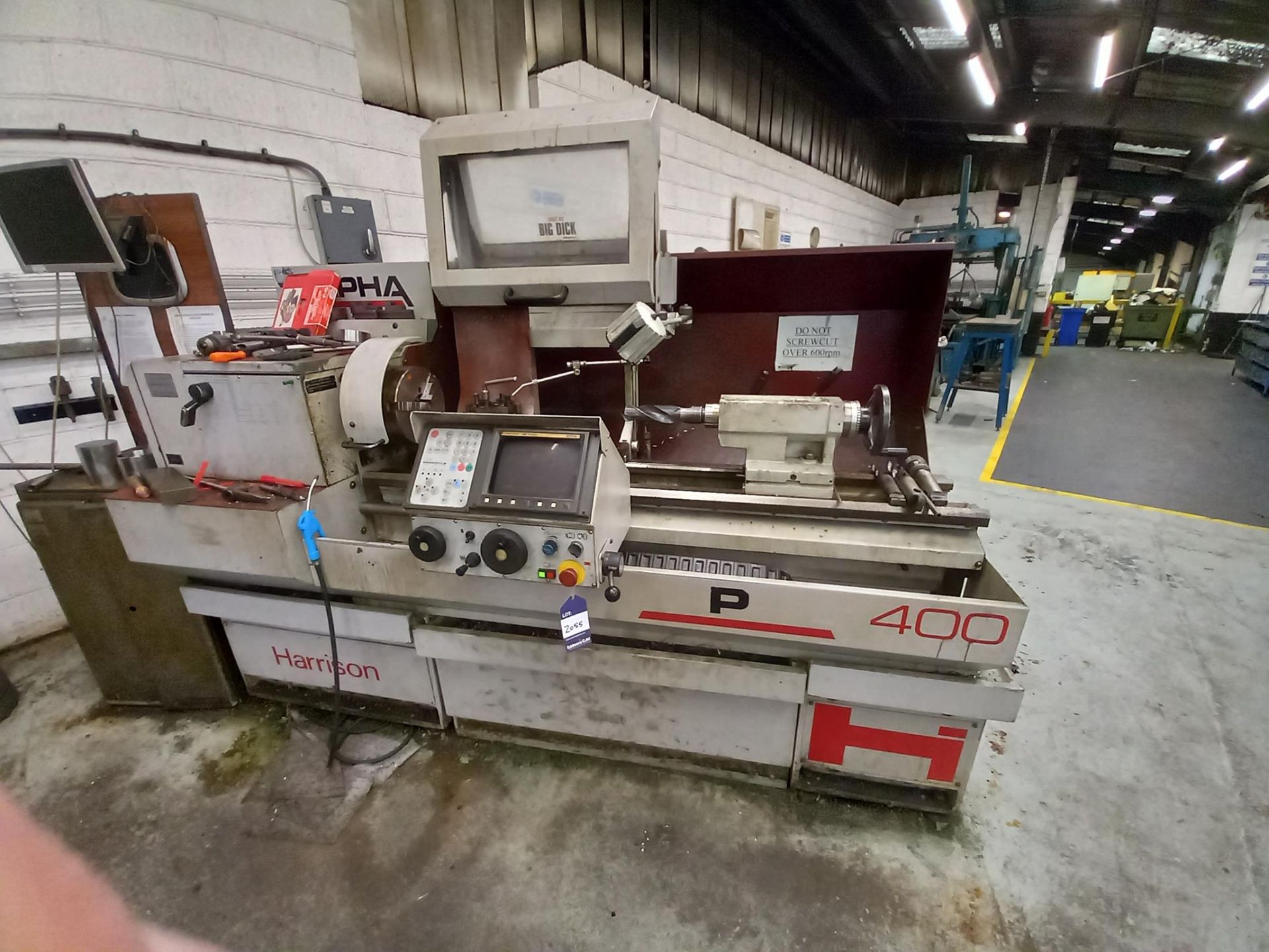 Harrision Alpha 400 Centre Lathe - Image 7 of 8