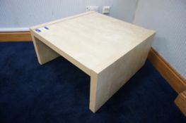 Maple Effect Coffee Table 780 mm x 780mm