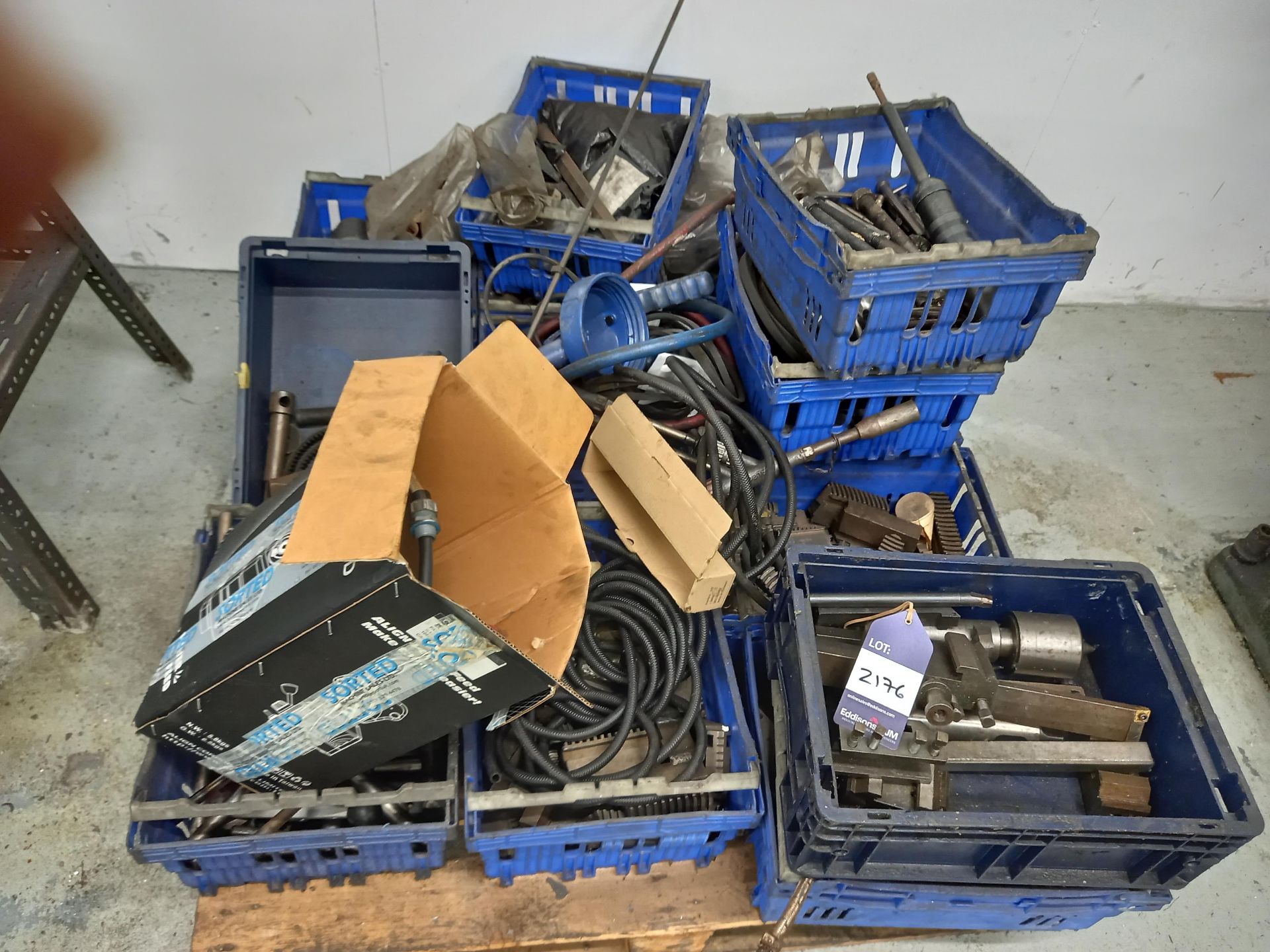 Pallet of Machine Tool Components