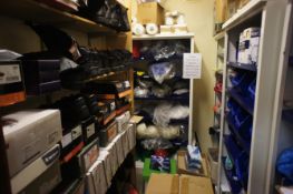 Qty of Various Used/Unused PPE to Storage Cupboard