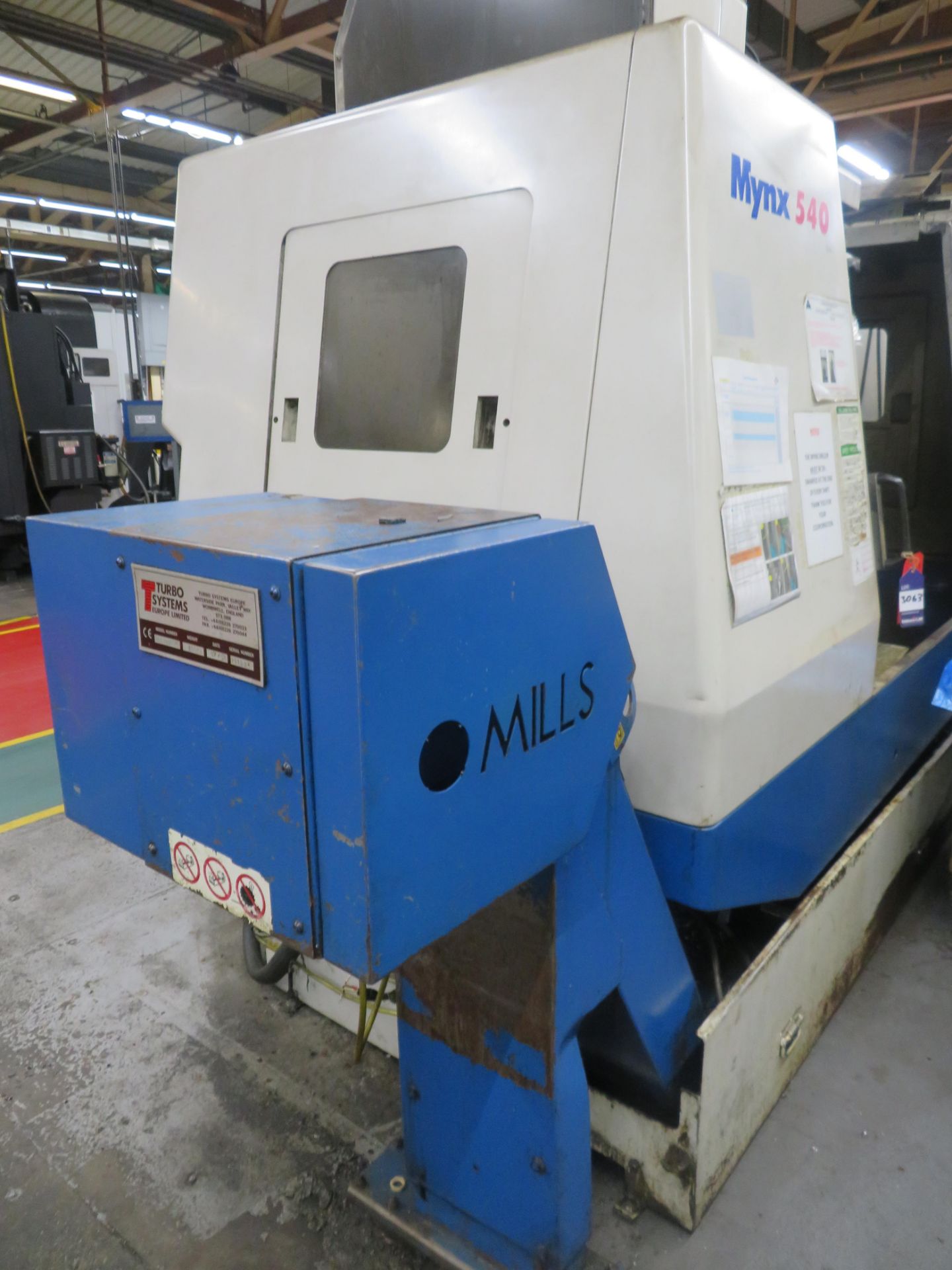 Daewoo Mynx 540 Vertical Machining Centre (Spares/Repair) - Image 3 of 6