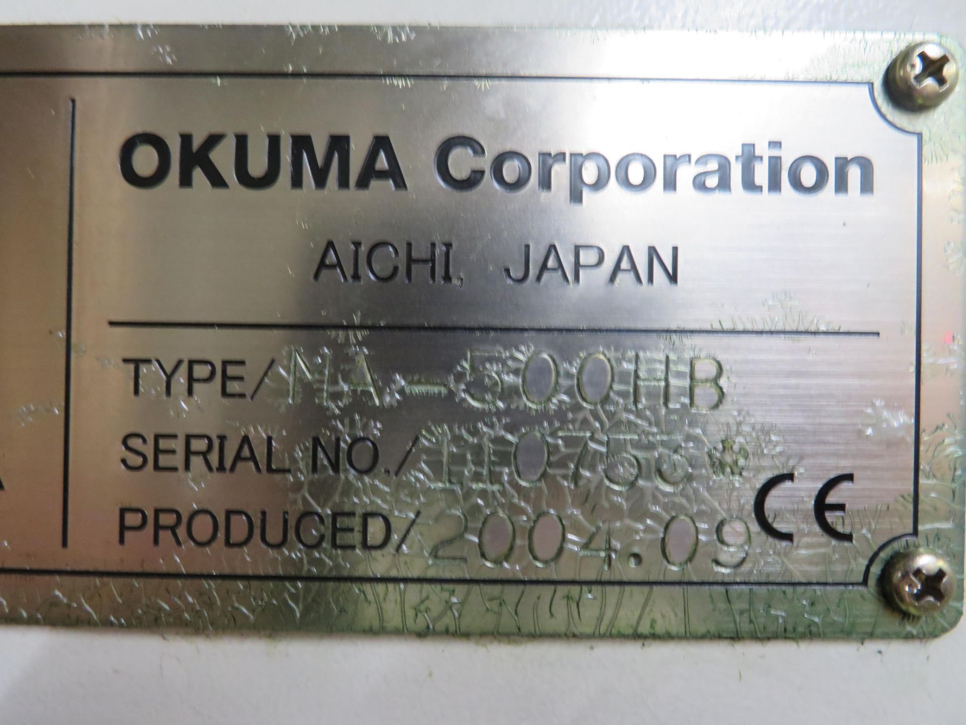 Okuma MA-500HB Horizontal Machining Centre - Image 6 of 12