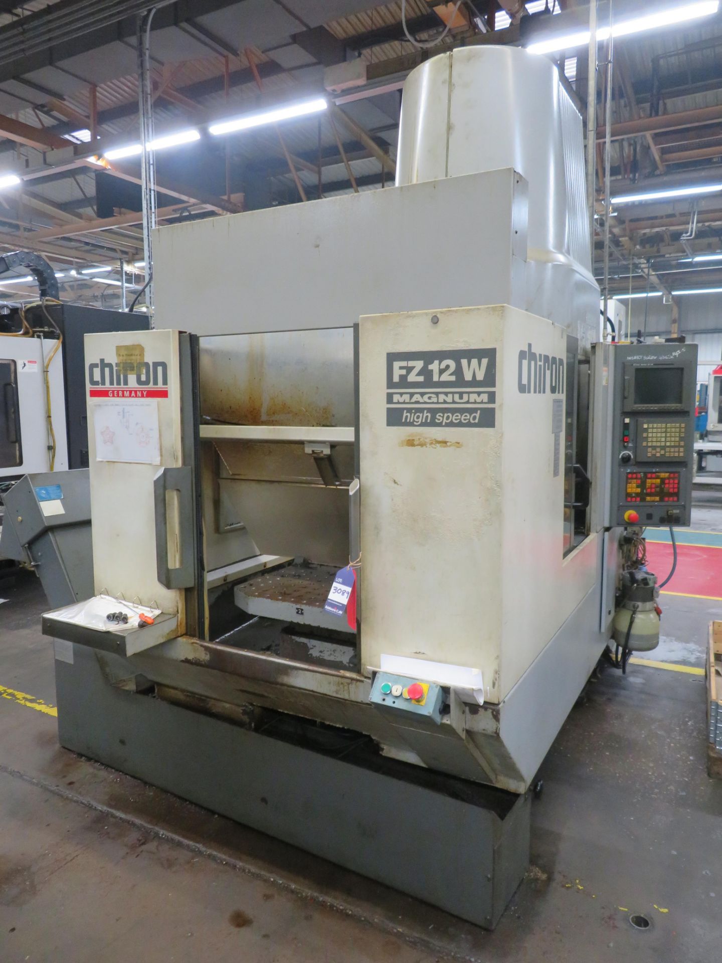 2000 Chiron Model FZ12W Magnum Twin Pallet Vertical Spindle CNC Machining Centre - Image 5 of 6