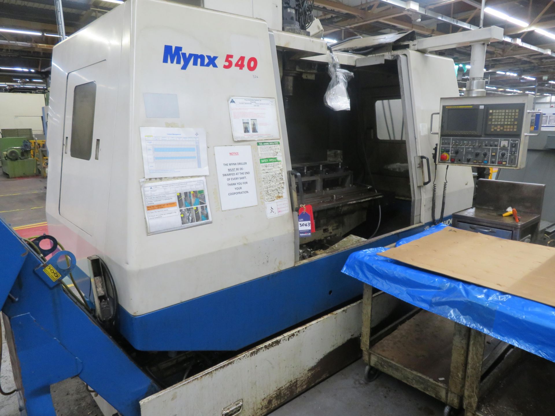 Daewoo Mynx 540 Vertical Machining Centre (Spares/Repair)