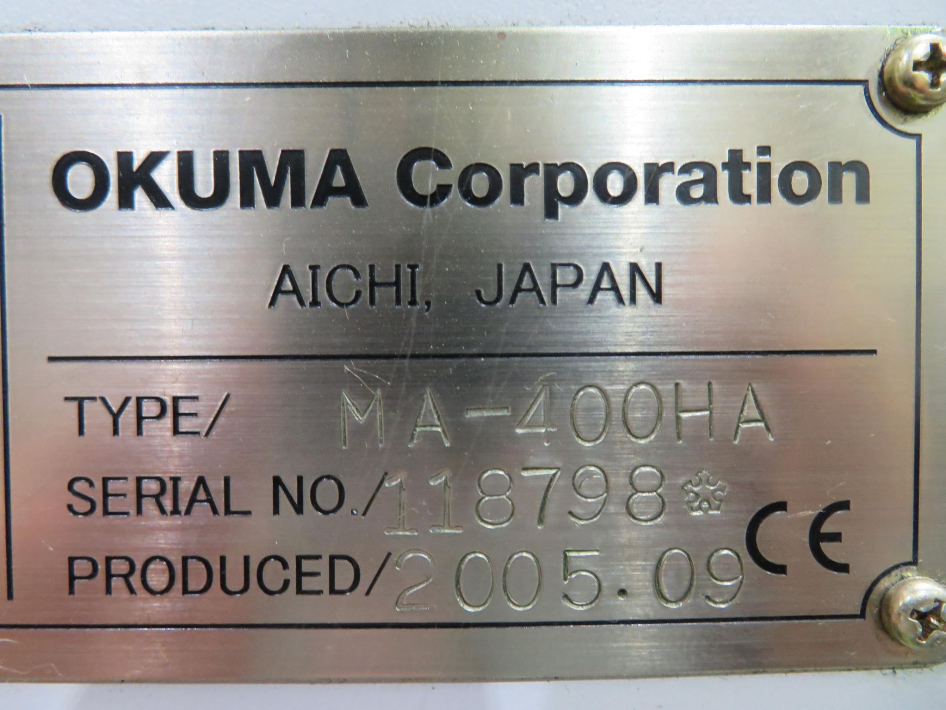 Okuma MA-400HA Horizontal Machining Centre - Image 7 of 10
