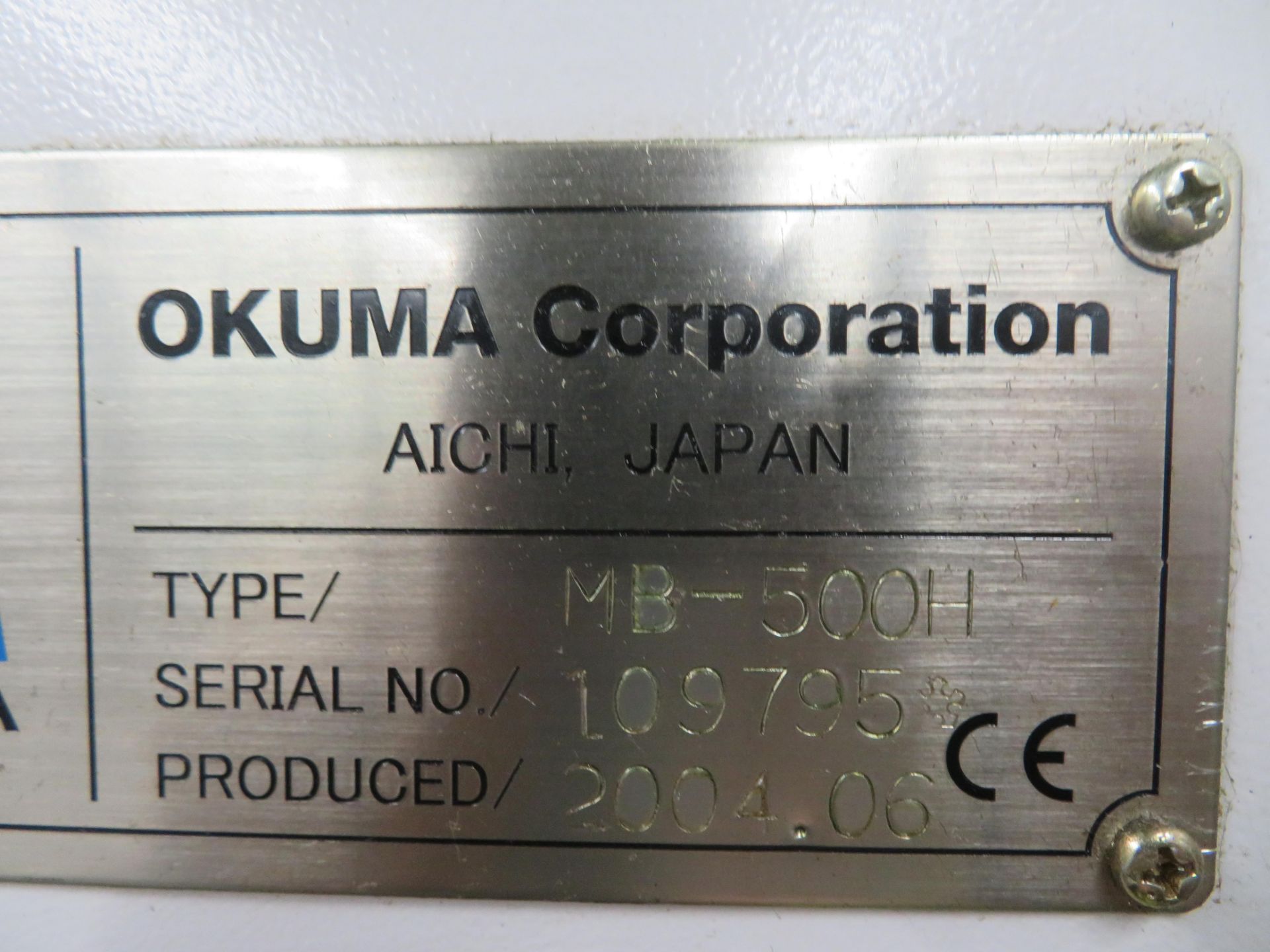 Okuma MB-500H Horizontal Machining Centre - Image 4 of 9