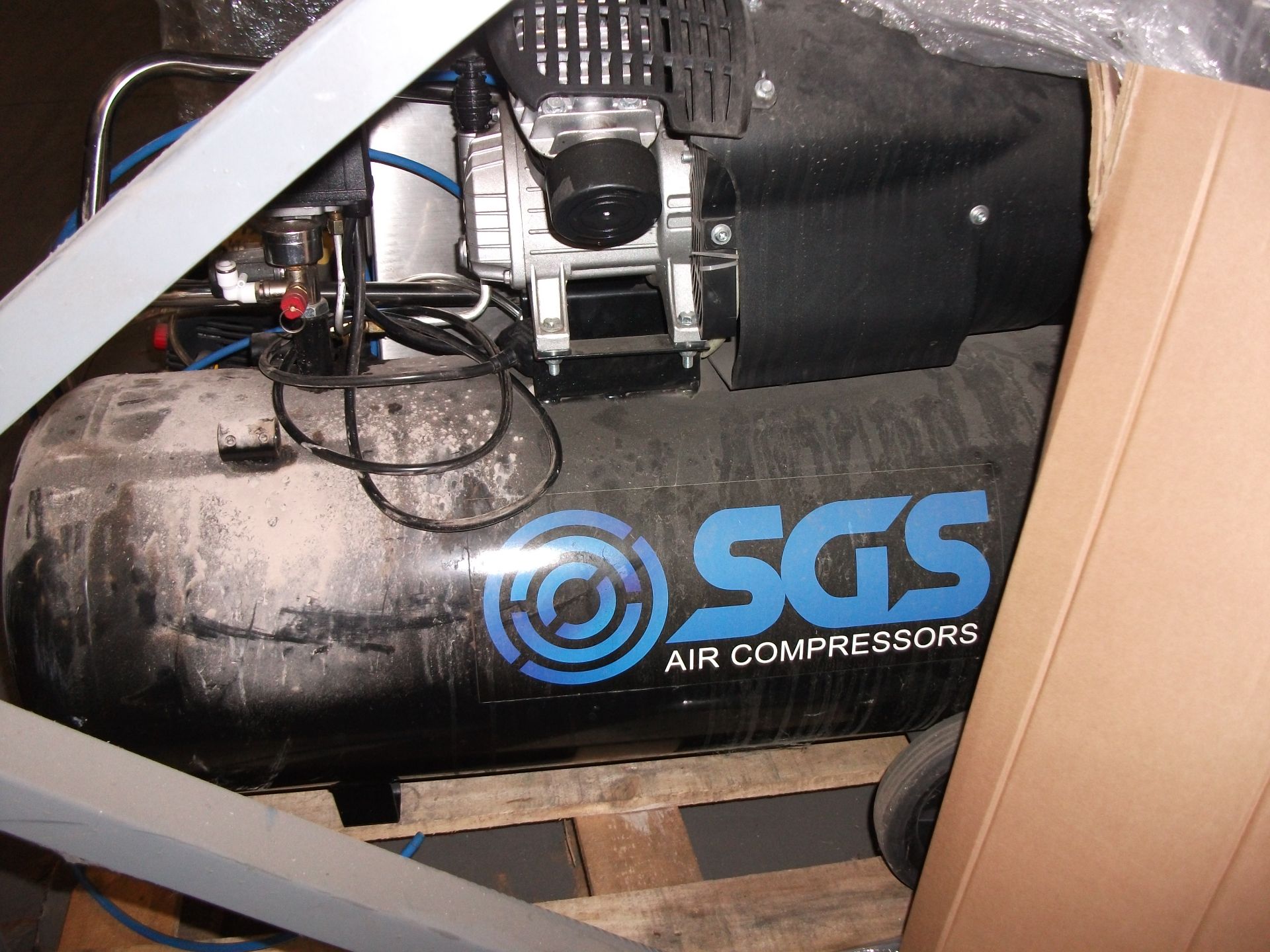 SGS Mobile Air compressor, 2019, 100L Tank - Image 6 of 7