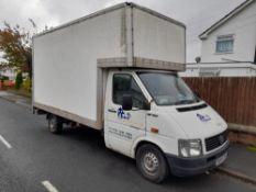 VW LT35 Luton Van, registration BD55 XHF, first registered 16 December 2005 (mileage circa 145,000)