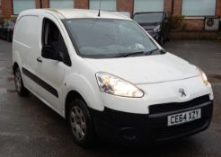 Peugeot Partner L1 1.6 HDi 75 Professional Van. Registration: CE64 XZY. MOT until 28 October