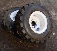 2 x Moffet Mounties Wheels & Tyres (unused)