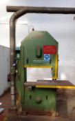Robinson Vertical Band Saw F603 with ducting paten