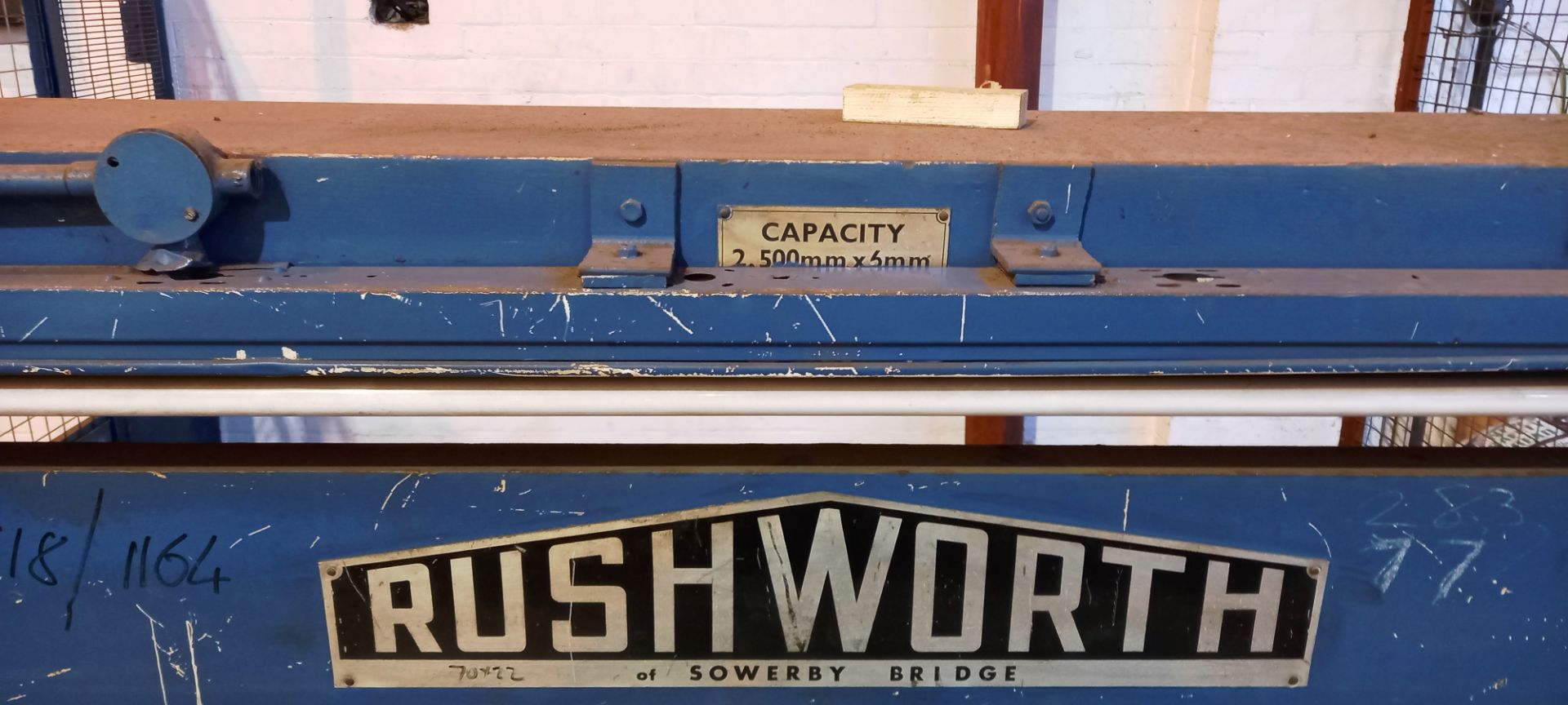 Rushworth 2.5m Guillotine serial number 8142MW576D - Image 4 of 4