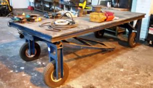 Large Fabricated Mobile Table 3050 x 1450