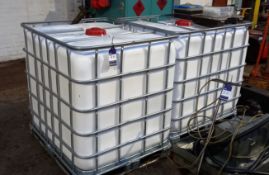 2 x IBC Containers, 1000ltr