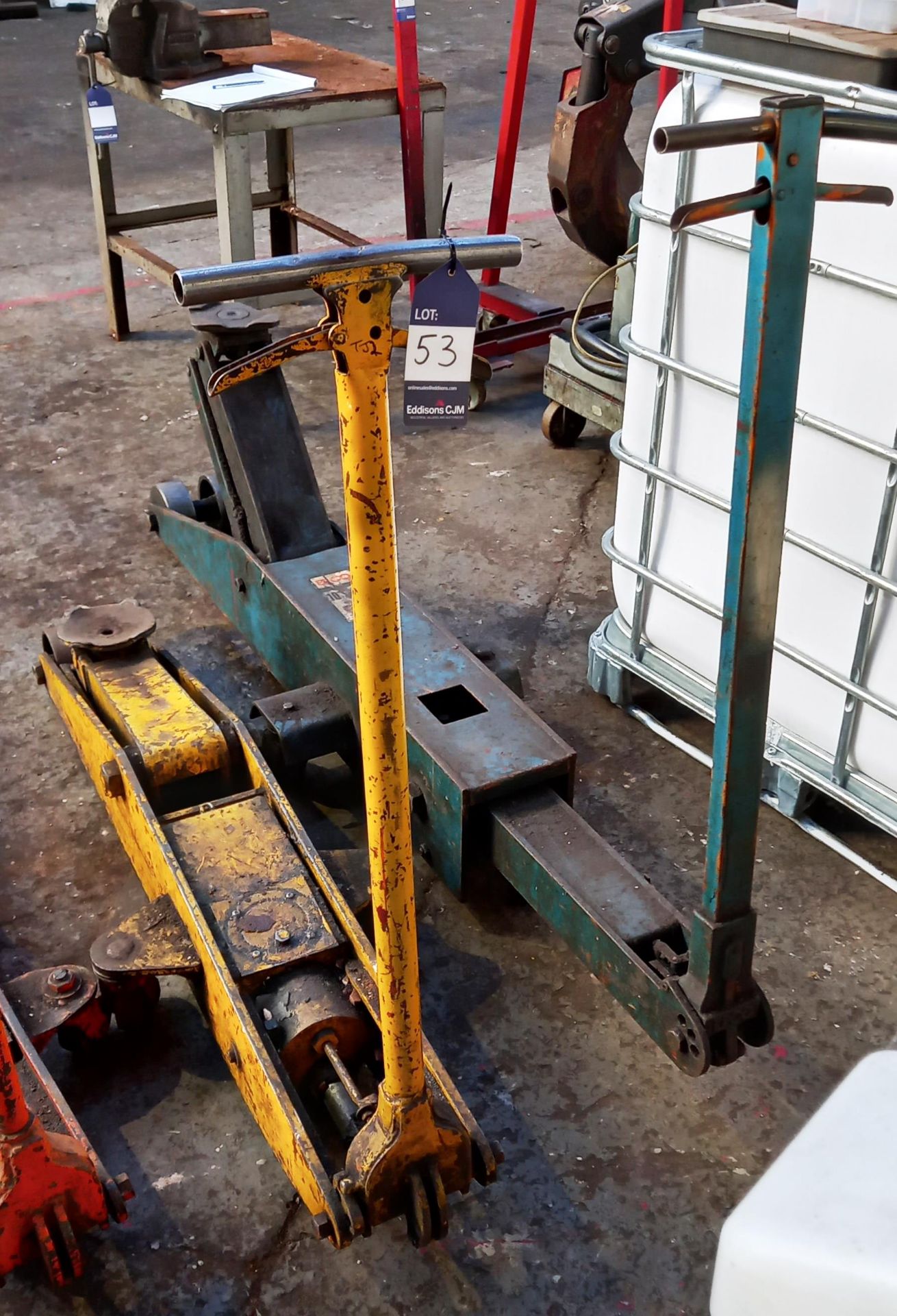 2 x Commercial Trolley Jacks