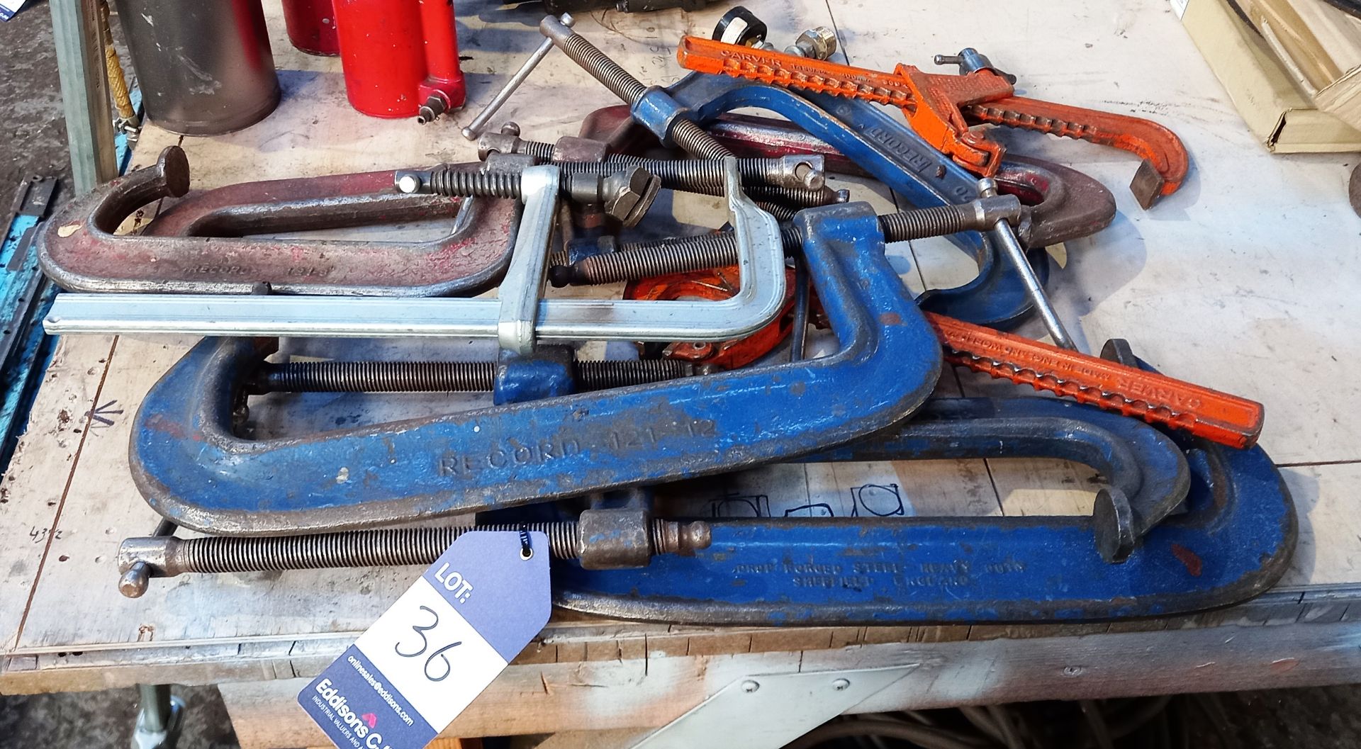 Quantity of various Clamps