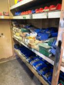 Contents of Stock Room to Include; Self Tapping Screws, Nuts and Bolts etc. Stock Racks NOT Inc