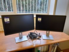 2 – Dell P2314Ht flat screen 23” monitors, dated A