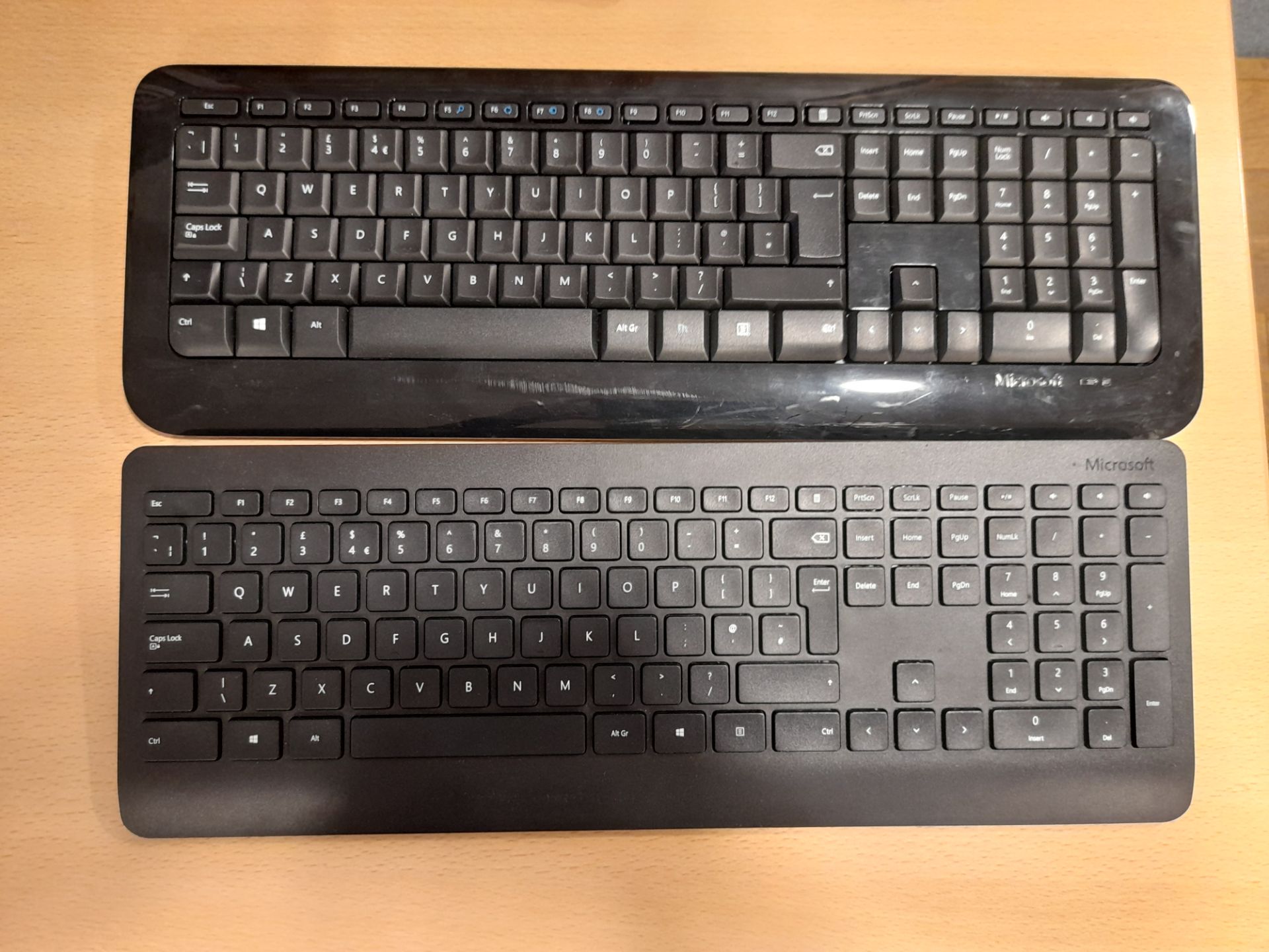 2 – Wireless keyboards & 2 – Wireless mouse, no US - Image 2 of 2