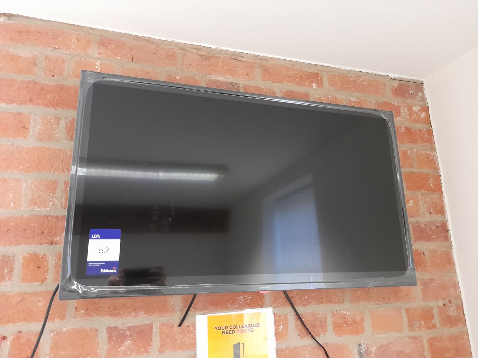 Sharp Aquos 40” television (Located in Burton-on-T