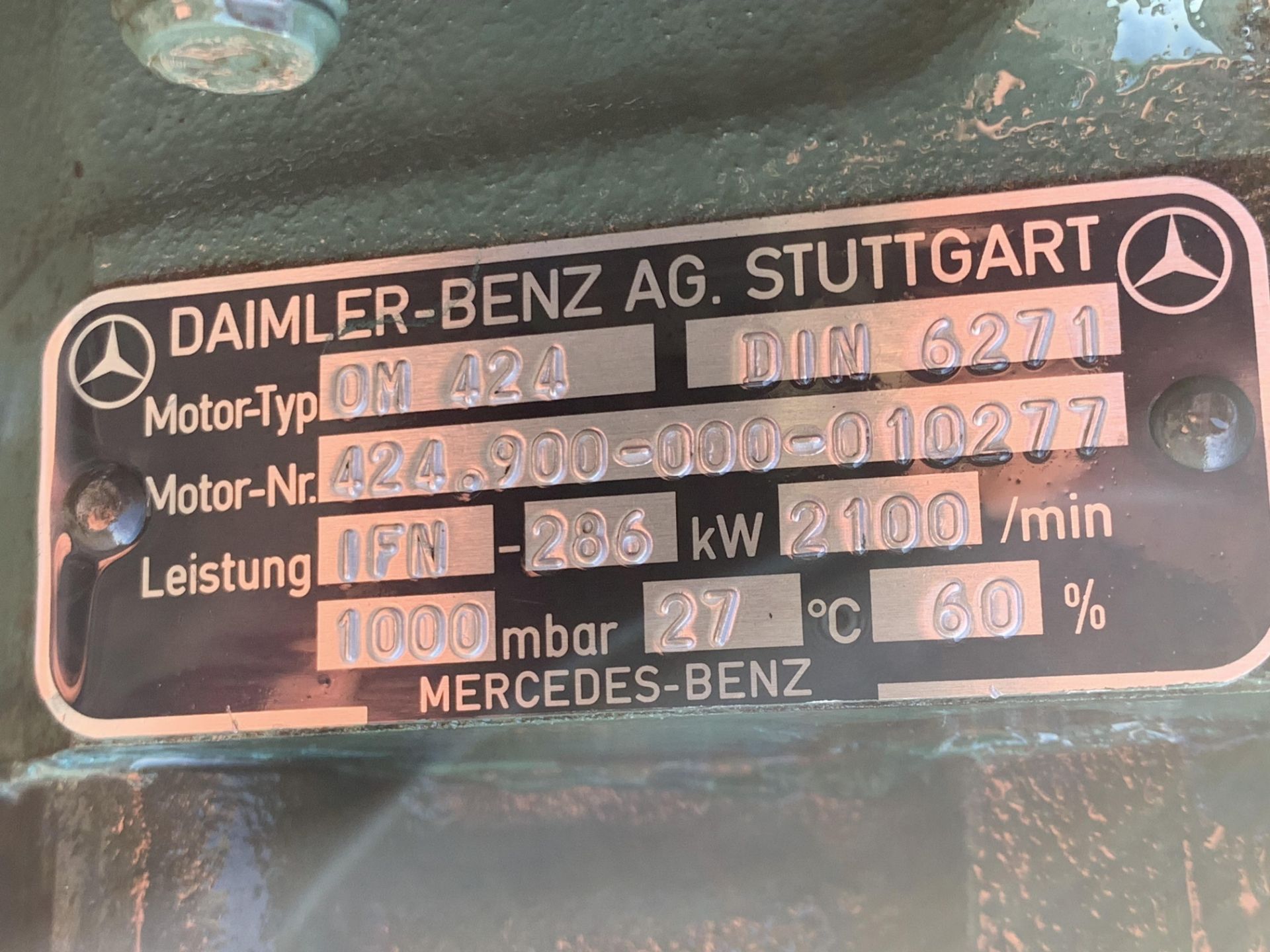 Mercedes OM424 383hp Diesel Engine Low hours - Image 5 of 5