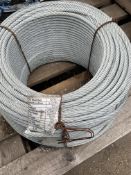 Wire Rope Unused. Weight 32kg approx