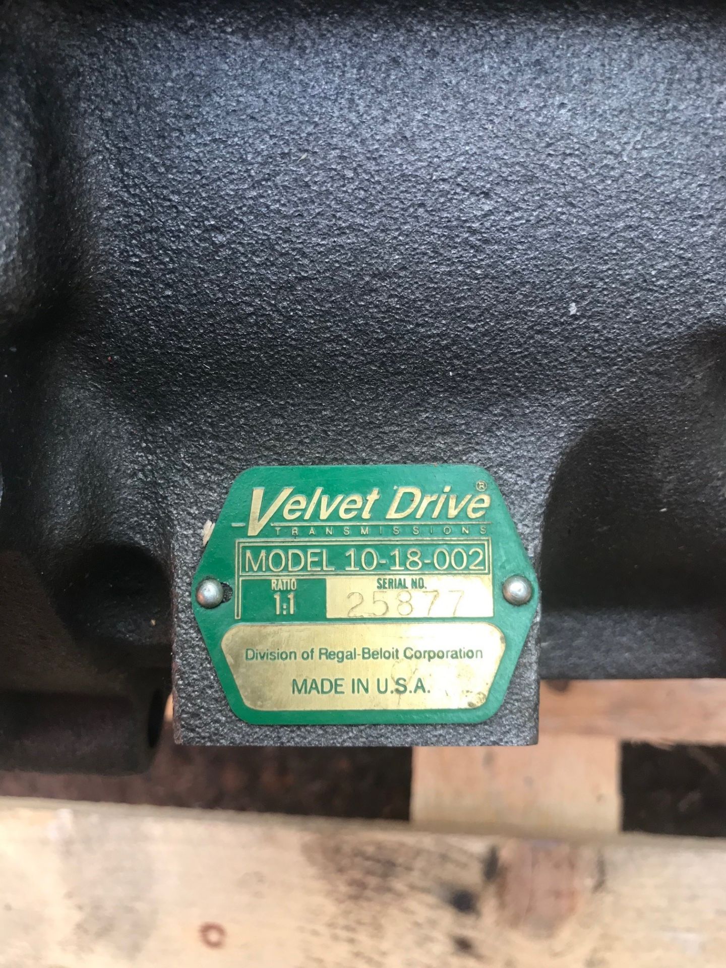 New Borg Warner velvet drive 10-18-002 Ratio 1.1:1 Marine Gearbox. - Image 5 of 5