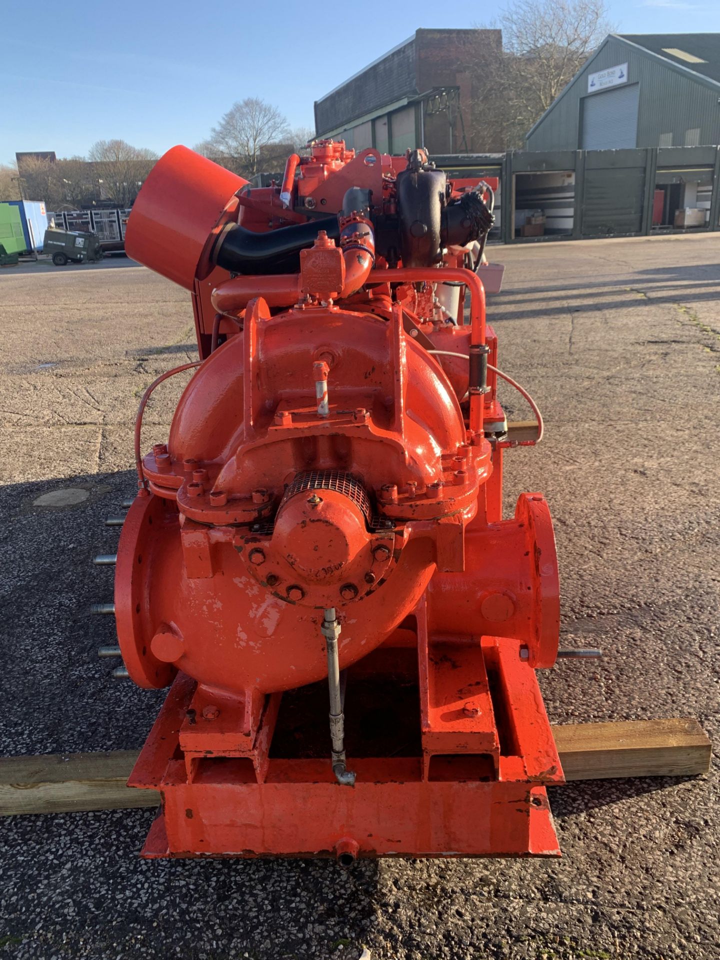 Iveco 8210 6cyl Turbo Weir pump SDBZ250/300B, Size Flow 906M3hr, Head 71.3metres, 1760Rpm, 173Hours - Image 3 of 8