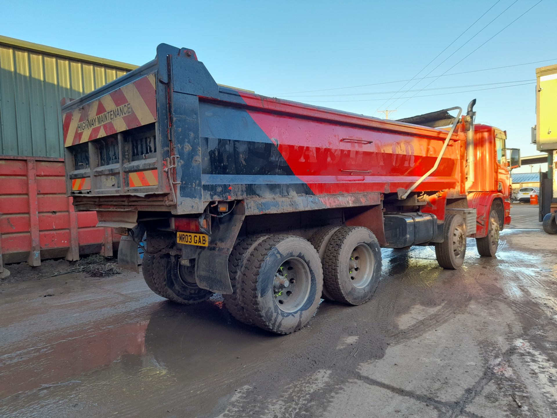 Scania 4 P114CB-340 8x4 32 tonne Rigid Tipper, registration MR03 GAB, first registered 19 January - Image 8 of 21