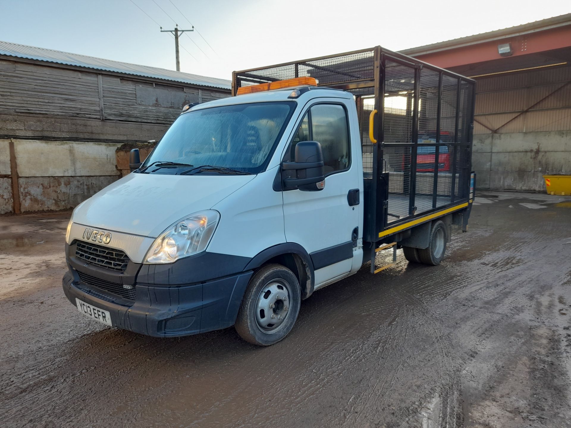 Iveco Daily 35C15 MWB Cage Tipper Van with Tail Lift and Spenborough Engineering cage, s/n 2373, - Image 2 of 13