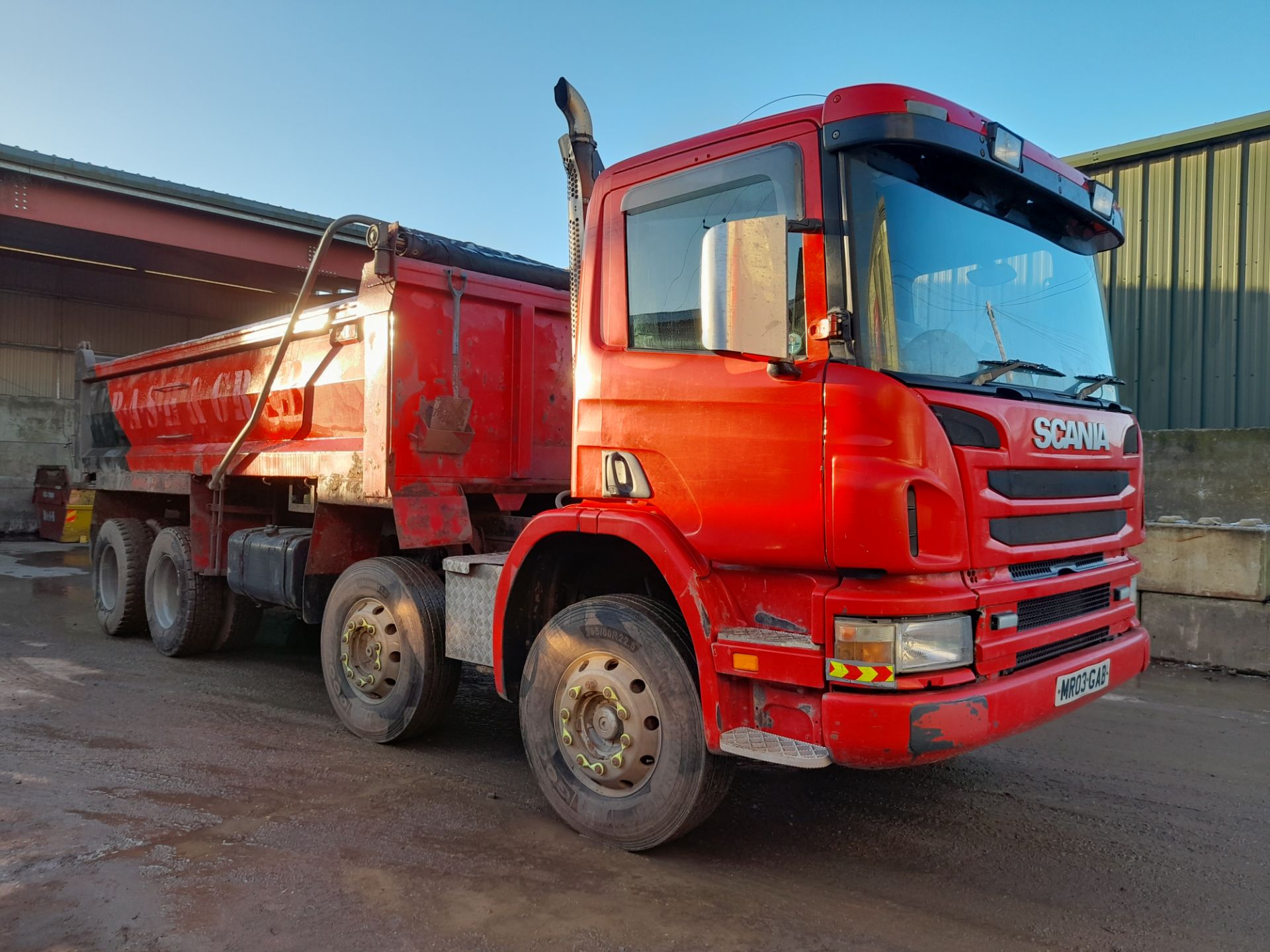 Scania 4 P114CB-340 8x4 32 tonne Rigid Tipper, registration MR03 GAB, first registered 19 January - Image 10 of 21