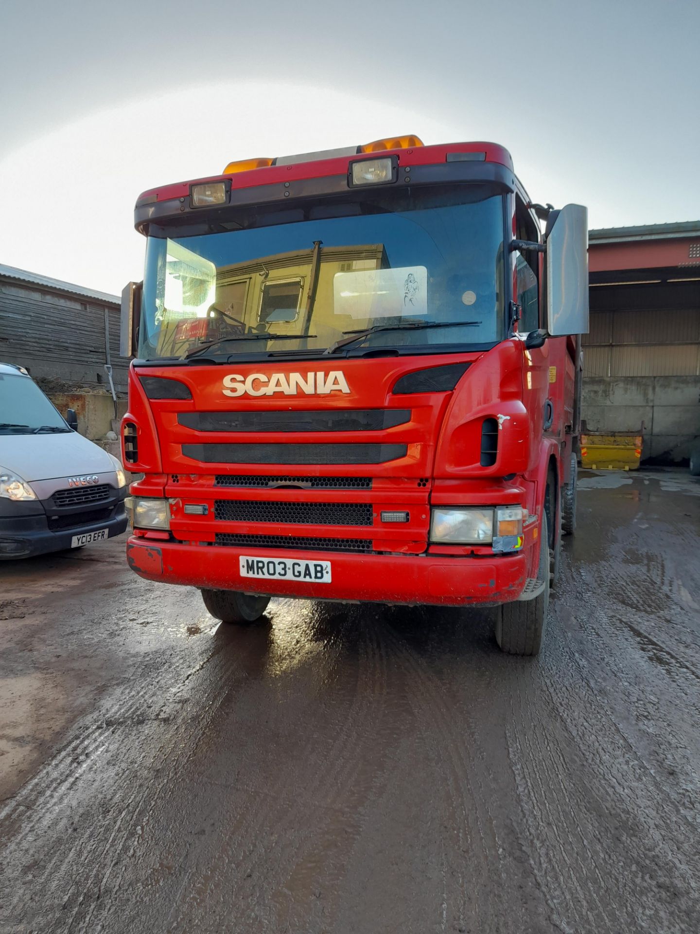 Scania 4 P114CB-340 8x4 32 tonne Rigid Tipper, registration MR03 GAB, first registered 19 January