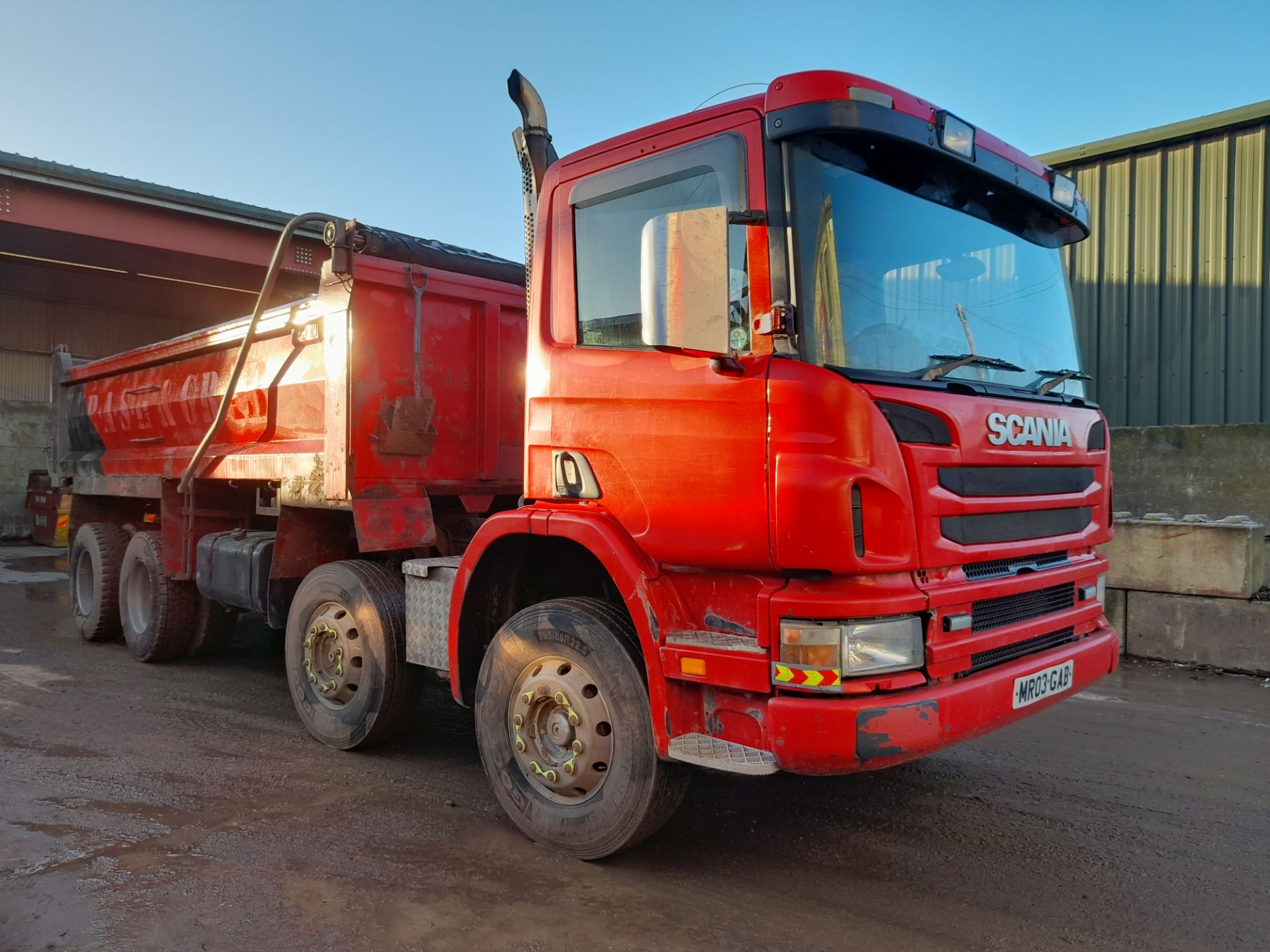 Scania 4 P114CB-340 8x4 32 tonne Rigid Tipper, registration MR03 GAB, first registered 19 January - Image 11 of 21